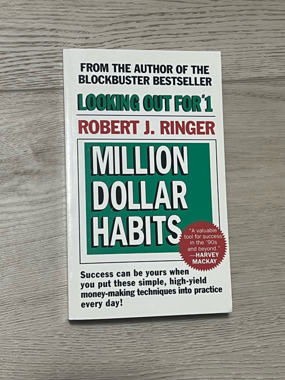Million Dollar Habits by Robert J. Ringer - White & Green Paperback